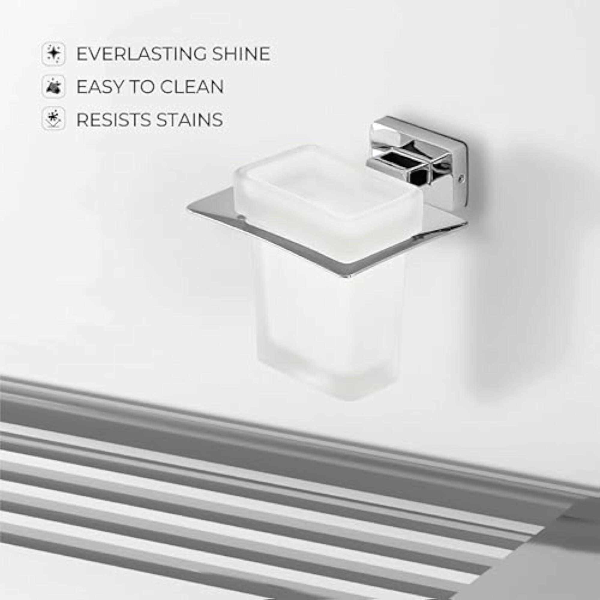 Stainless Steel Wall Mount Tumbler Holder