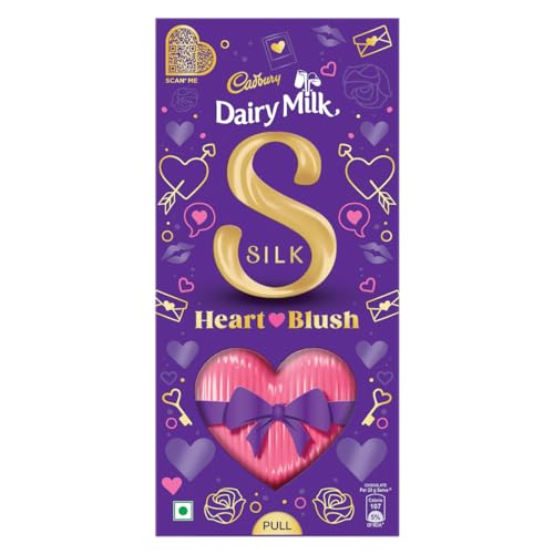 DAIRY MILK SILK HEART BLUSH CHOCOLATE BAR GIFT PACK 250 G