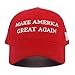 MAGA Hat Make America Great Again Donald Trump Slogan with USA Flag Cap Adjustable 2024 Keep America Great Baseball Hat (Cotton, Red)