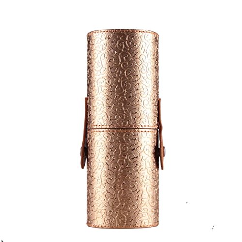 WinWintom Organizador de Pinceles y brochas de Maquillaje portátil de Piel sintética