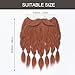 Synthetic Viking Dwarf Long Fake Beard and Mustache for Men 5 Braids Red Brown Cosplay Costume Beard