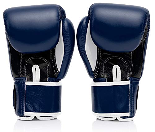 Image of Fairtex BGV1 Muay Thai Boxing Training Sparring Gloves for Men, Women, Kids| Premium Quality, Light Weight & Shock Absorbent 12 oz Boxing Gloves -Blue /Black /White