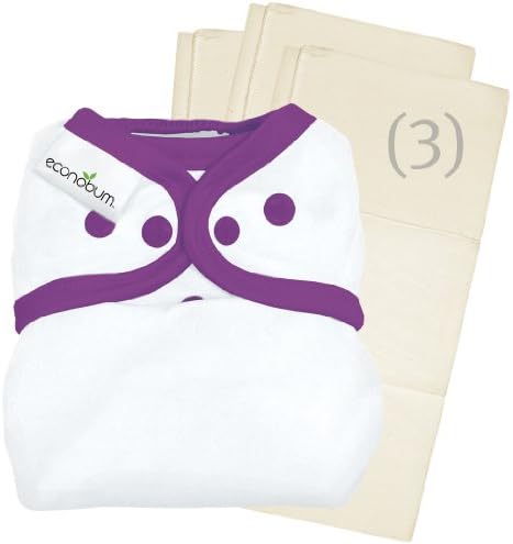 econobum Cloth Diaper Cover Kit - Snap - Dazzle Trim - One Size