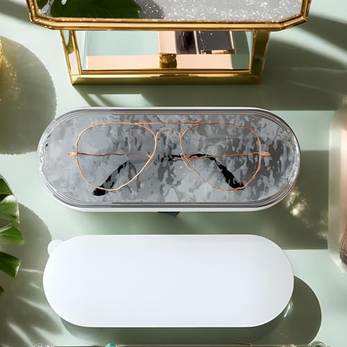 Limpiador ultrasónico, limpiador ultrasónico de anillos | Limpieza de joyas eléctrica | de lavado multifuncional de vibración para gafas, reloj, pendientes, pro - imagen 3