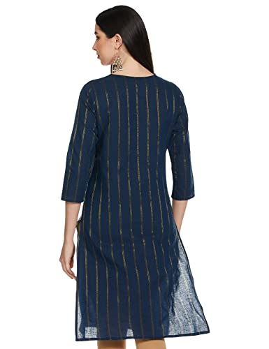 Image of Max Women's Cotton Straight Fit Straight Kurta