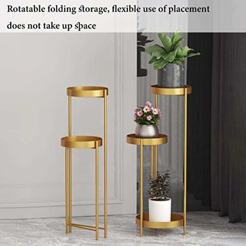 Support à plantes moderne 3 niveaux structure métallique hauteur 89 cm - 7