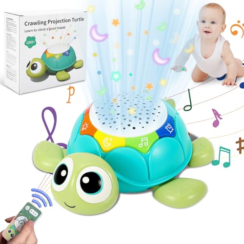 Image of Baby Toys for 3 Years Old, Musical Elephan/Turtle Baby Toys for 3 Years Old, Early Learning Educational Toy with Starlight& Sound, Birthday Toy for Infant Toddler Boy Girl