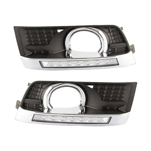 Luz de circulación diurna DRL LED para Cadillac SRX 2012-2016 con cubierta antiniebla blanca