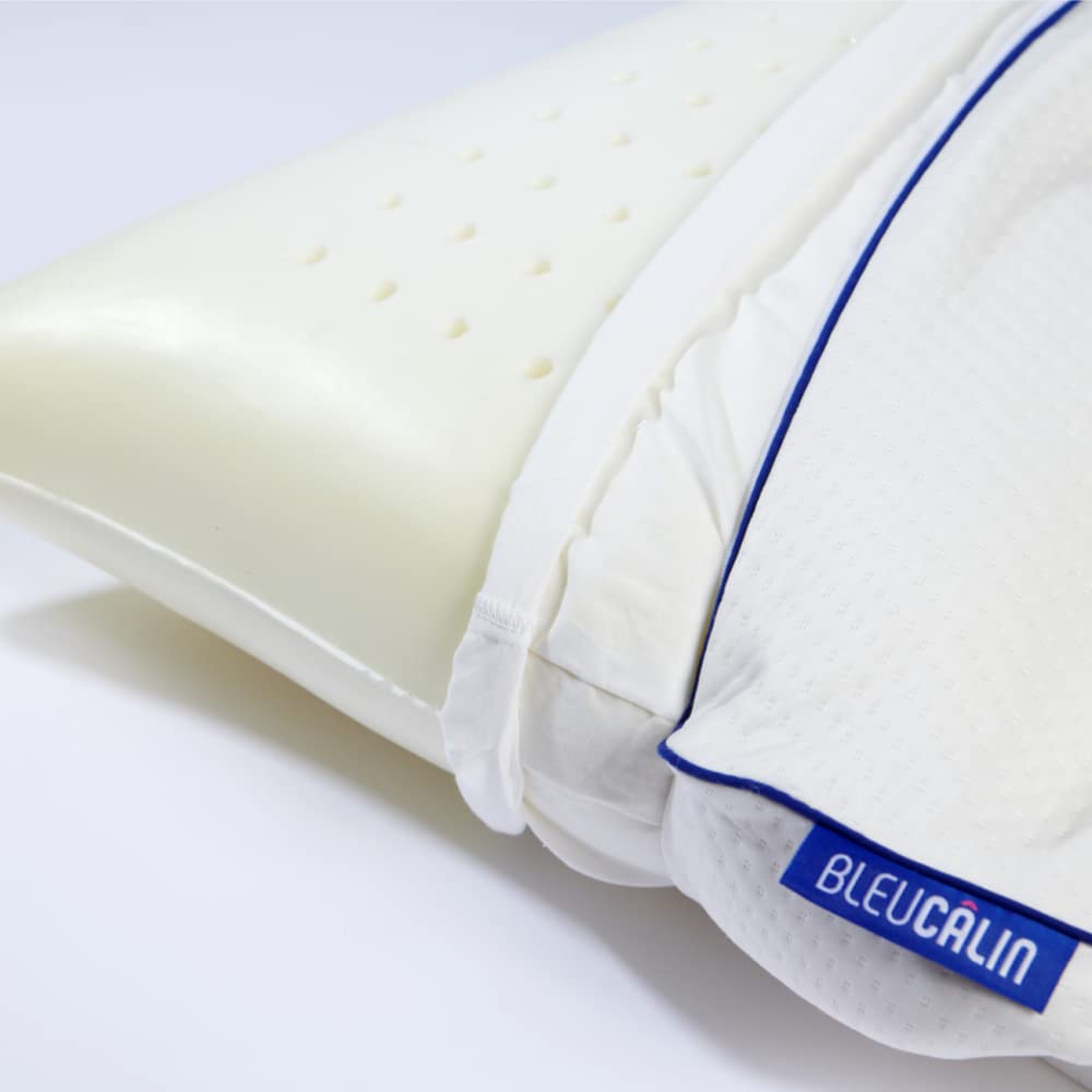 Bleu Calin Oreiller Le Mémoire de Forme Bio - Confort Ergonomique - Mousse à mémoire de Forme - 50x70cm