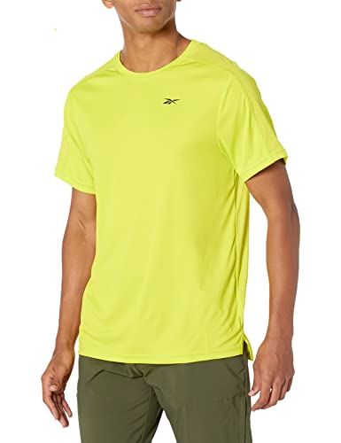T-shirt Reebok Workout Ready jaune pour vos séances de fitness en salle