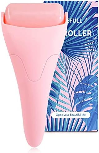 huefull Ice Face Roller Skin Care, Ice Roller for Face & Eye Puffiness Relief, Reduce Pain Migraine and Wrinkles, Face Massager Roller Gifts for Women(Pink)