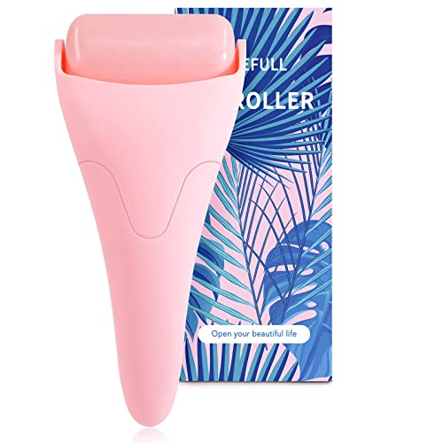 Huefull Ice Face Roller Skin Care, Ice Roller For Face & Eye Puffiness Relief, Reduce Pain Migraine And Wrinkles, Face Massager Roller Gifts For Women(Pink) #TOP25