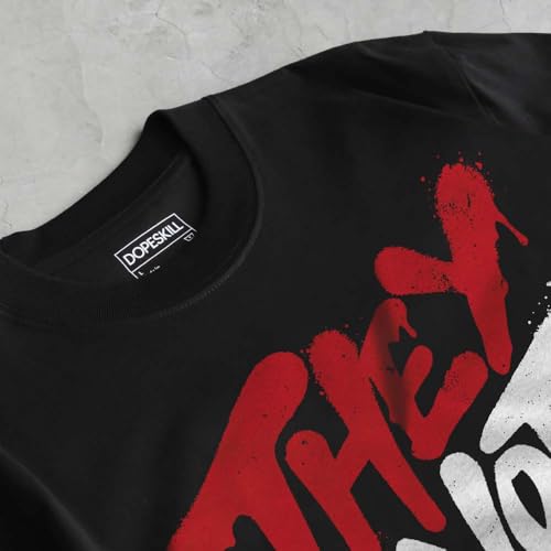 Image of DopeSkill Graphic Tee Streetwear Hip Hop Hypebeast Unisex T-Shirt Sneaker Colour Matching Shirts Inspired Motivation Quotes