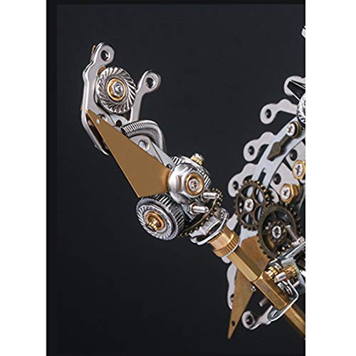Metalowy model układanki 3D, zestaw samodzielnego montażu mechanicznej figurki żołnierza, model wojownika stali nierdzewnej, łamigłówka edukacyjna, ozdoba biurko