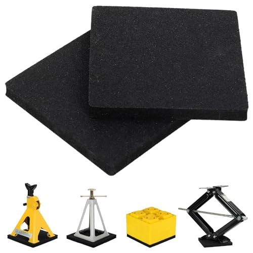 RV Leveling Block Flex Pads, 8.5 Rubber Jack Pads, Anti