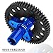 RCMYou Metal Spur Gear Slipper Clutch 57T(32dp) with 15T/16T/17T Pinions Gear Upgrades Part for 1/10 Granite/Senton/Big Rock/Vorteks 3s mega550,Kraton/Outcast 4S,Navy Blue