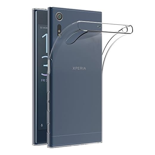 AICEK Sony Xperia XZ/Sony Xperia XZs fodral, Xperia XZ silikon mjukt TPU-fodral kristallklart premium halkfritt reptåligt fodral för Xperia XZ/Xperia XZs