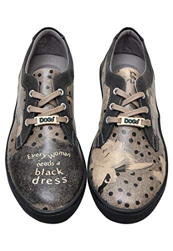 DOGO Personalize Your Life Cord - Lace Up Printed Women Sneakers - Chic, Elegant and Casual Style - Vegan, Environmentally Friendly and Handmade - Breathable Design