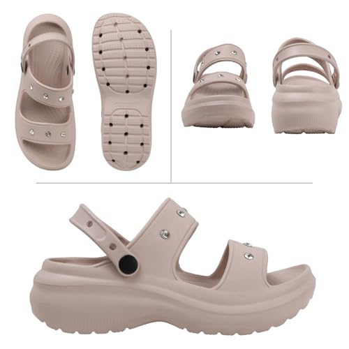 Image of TRASE Clogs Double Strap for Women | Back Strap Stylish | Comfortable, Light Weight Stylish | Anti-Skid | Everyday & Waterproof Use Mules