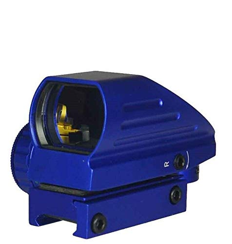 DB TAC INC Blue Color Holographic Reflex Both Red and Green & 4 Reticals for Picatinny/Weaver