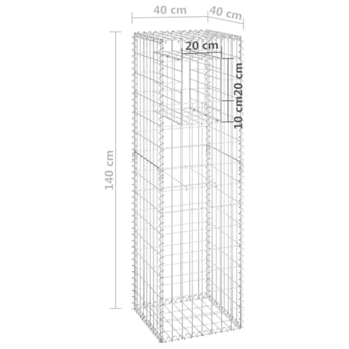 Support de clôture stable en gabion pour éliminer le vis-à-vis - 6