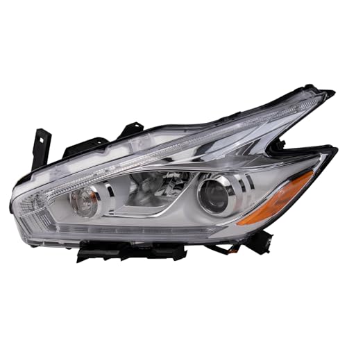 Image of TRQ Driver Side Headlight Assembly Halogen Compatible with 2017 Nissan Murano NI2502255