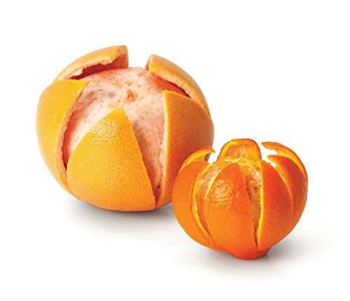 Fusionbrands CitrusZipper Rapid Citrus Peel Removal Tool, Zester, Fruit Garnisher, Orange - Thumbnail 4