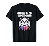 Photo Gallery kawaii panda reading è il mio super potere bambini maglietta Photo Gallery kawaii panda reading è il mio super potere bambini maglietta
