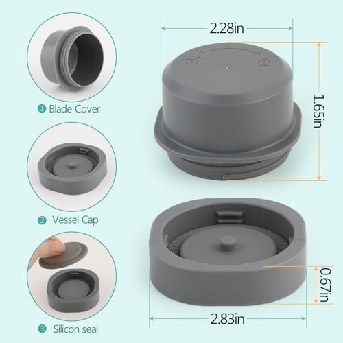 Bouchon de récipient Ninja Blast BC100 anti fuite pour remplacer - 3