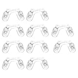 Silicone Nose Pads for Glasses: 5 Pairs Anti-Slip Soft U-Shape Replacement Nose Pads...