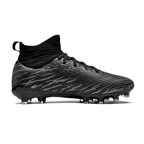 Image of Soccer Cleats for Mens Womens High Tops Lace Up Unisex Football Shoes Indoor Turf Soccer Shoes AG FG TF for Beginners to Advanced Players
