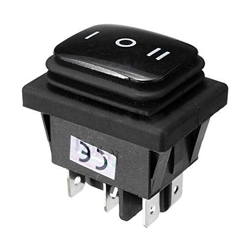 Interrupteur 12V étanche DPDT 6Pin avec inversion de polarité ON-OFF-ON