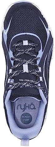 Ryka Womens Sky Walk Trail Sneaker, Navy/Purple, 7 US | Image 5