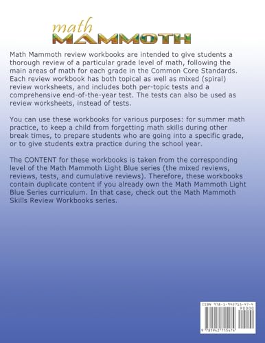 Math Mammoth Grade 6 Review Workbook - Image 2