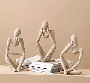 Rangat Set of 3 Brainstorming Accents for Table Decor - 5 inch