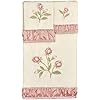 Blush Rose Light Cream Bath Towel Set Bath Hand Fingertip