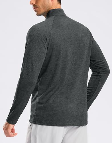Image of G Gradual Men's Quarter Zip Pullover Running Athletic Shirts Long Sleeve