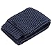 Dolores Kids Soft Knitted Scarf Fashion Solid Color Infant Toddler Warm Scarves Muffler Winter Wrap Shawl Navy
