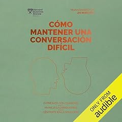 Diseño de la portada del título Cómo mantener una conversación difícil