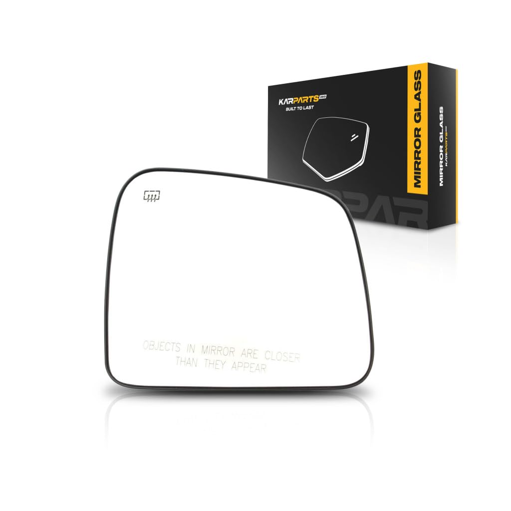 For Jeep Grand-Cherokee 2011-2018 Mirror Glass Passenger Side | Heated | w/Backing Plate | Convex Glass Type | Replacement For 68082636AB