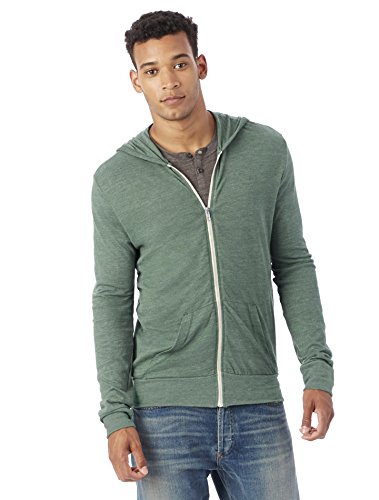 Alternative Men's Eco Zip Lightweight Hoodie2