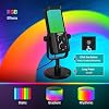 NEEWER AI USB Podcasting Microphone, Plug & Play Cardioid RGB Mic, AI Noise Canceling/Mute/Music Sync/App Control for Skype Zoom Meeting Gaming, Compatible with Android PC Windows Mac PS4/5, UM01 #5
