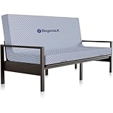 Begonia.K 5 Inch Futon Mattress Full Size - Thick Futons Sofa Couch Bed for Adults - Memory Foam Floor Mattress - Futon Cushion Replacement for Camping & Guest (Frame Not Included)