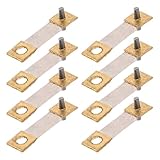 ANDRESLAD 8 Pezzi Molla di Sospensione per Pendolo Orologio Meccanico da Parete, Parti di Ricambio Movimento Orologio Francese Antico, Accessori per Riparazione Orologi da Interno