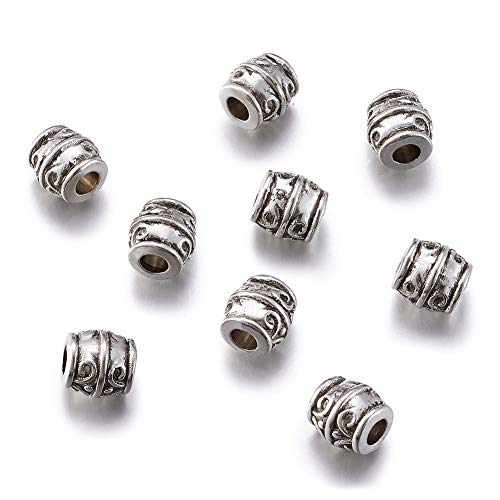 PandaHall - 20 perline in lega stile tibetano 8 x