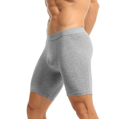 Evankin Men Underwear Boxer Brief Sexy U Convex Pounch Mid Waist Stretch Cotton Underpants Breathable Sports Shorts4