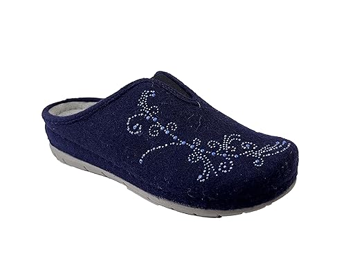 Scholl Inverness Strass, Sandalia Mujer, Azul Marino, 41 EU