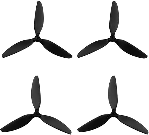 Miniatura 6 de for D-JI Mini 2 Mavic Mini Propeller Quick Release Foldable 3-Blade Props Paddle Replacement Wing Fans Spare Drone Accessory (Color  Red)