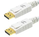 DP Cable (25FT) DisplayPort to DisplayPort Cable (25 Feet) 4K Resolution Ready (Latest Version) Gold Plated with Latches