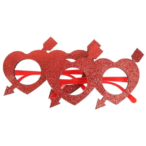 Lunettes en forme de cœur Kombiuda lot de 2 paires d'accessoires de fête